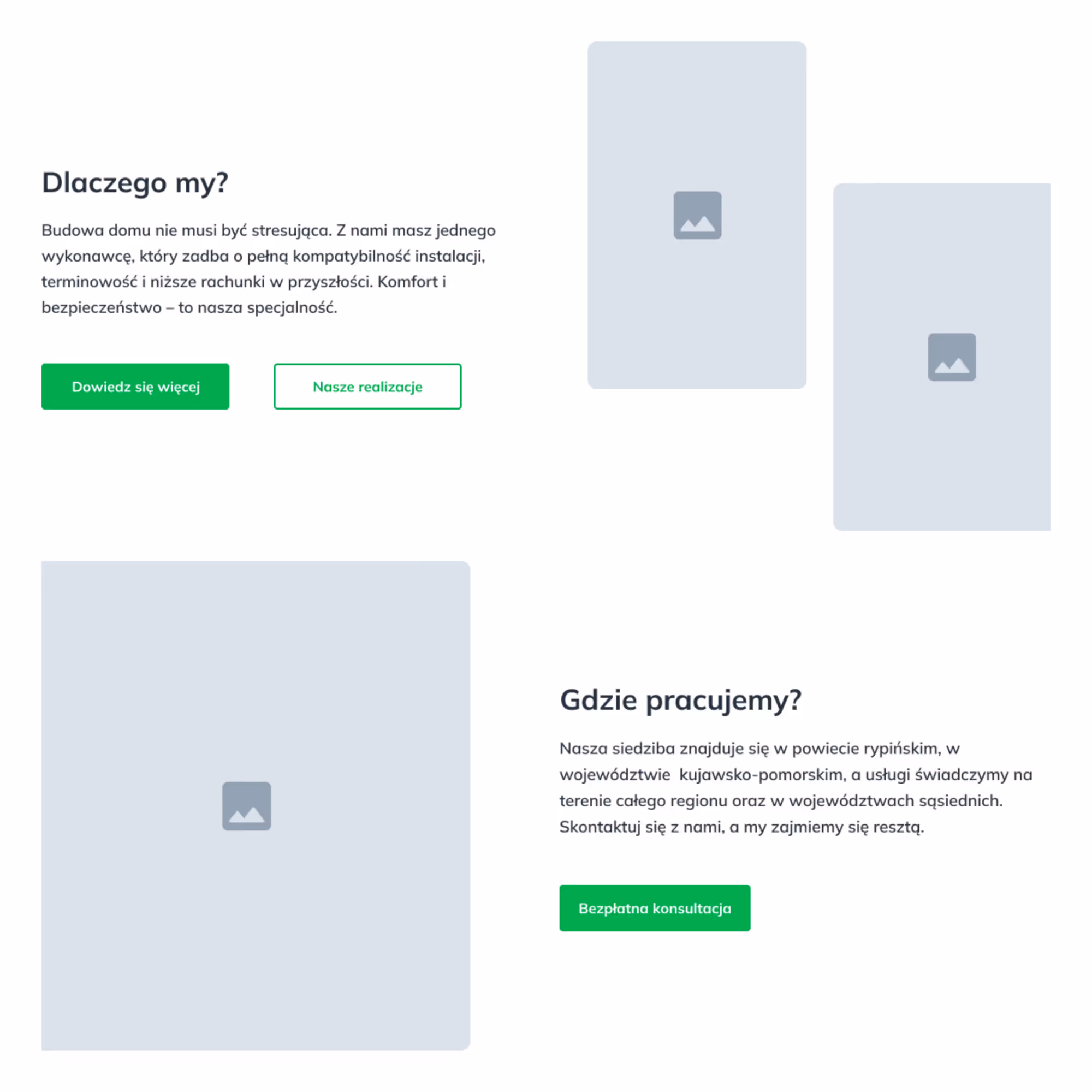 Przykład szkicu strony